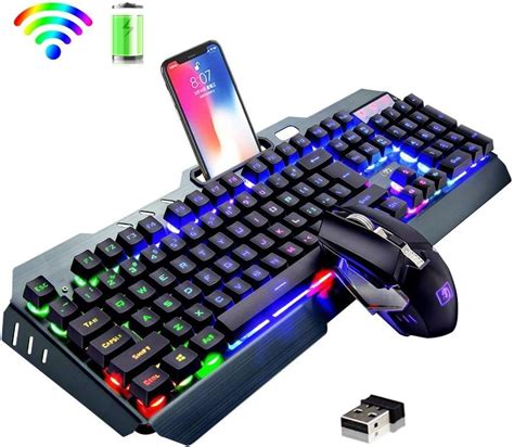 A193 Mamba Wireless 2.4G Rechargeable Gaming Keyboard and Mouse Set ...