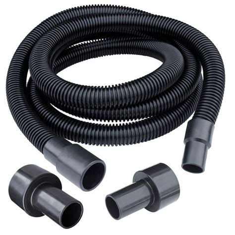 POWERTEC 10 ft. Dust Collection Hose Kit with 5 Fittings for ...