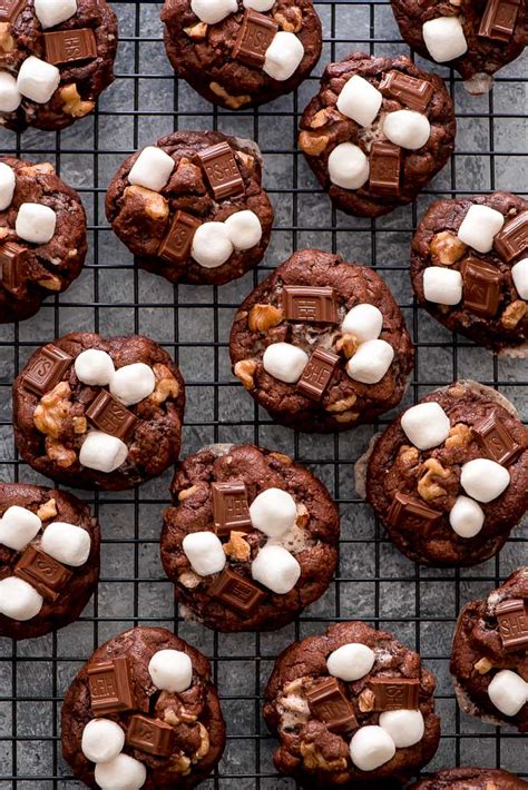 Rocky Road Cookies - Garnish & Glaze