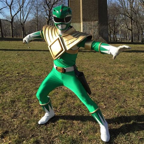 MMPR GREEN RANGER Cosplay Costume ANIKI SUIT Power Rangers | #1812460755