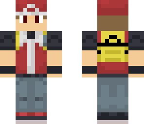 Pokemon Trainer Red | Minecraft Skin