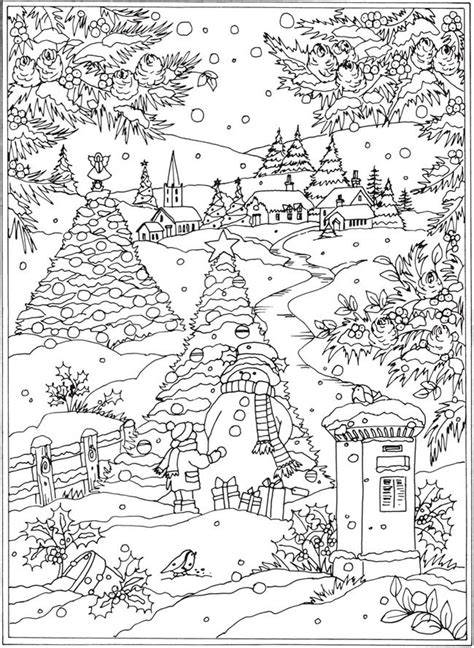 Welcome to Dover Publications From: Creative Haven Winter Wonderland ...