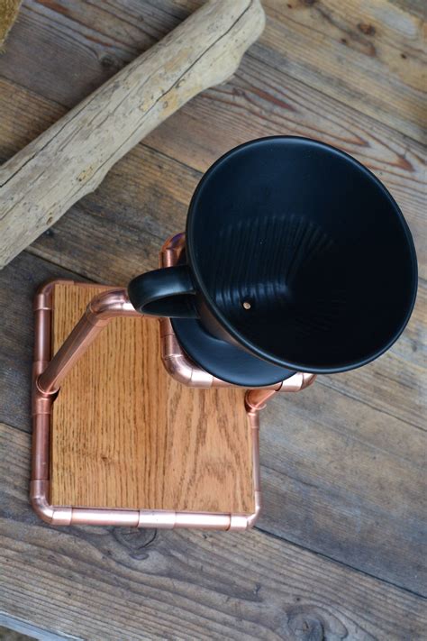 Copper Pour Over Coffee Maker Travel Mug Edition - Etsy