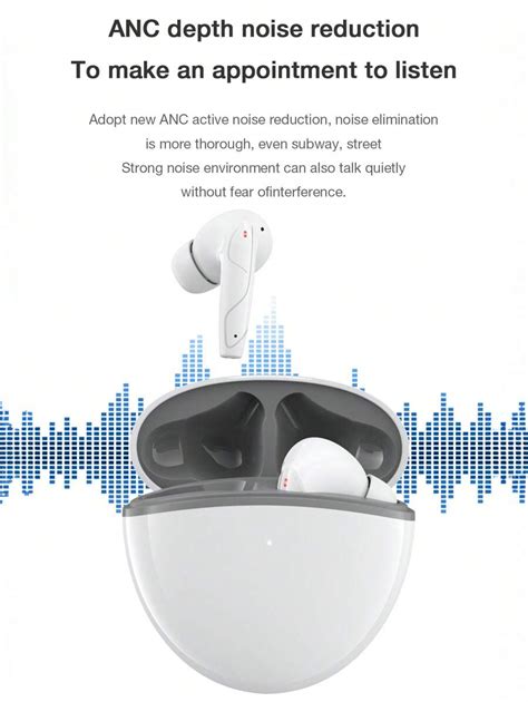 GENAI GENAI Hybrid Active Noise Cancelling Wireless Earbuds, in-Ear ...