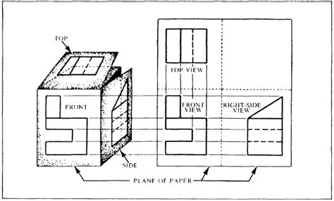 Third Angle Orthographic Engineering Drawing - maryandbendy