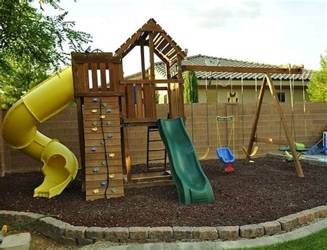 30 Awesome Backyard Playground Landscaping Ideas - roomodeling ...