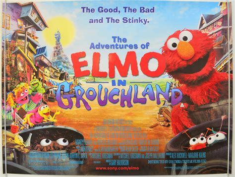 Adventures Of Elmo In Grouchland (The) - Original Cinema Movie Poster ...