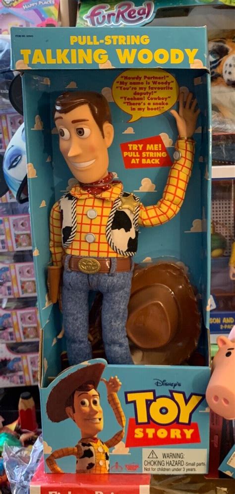 Thinkway Toys Original 1995/96 Toy Story Pull String Woody Still New In ...