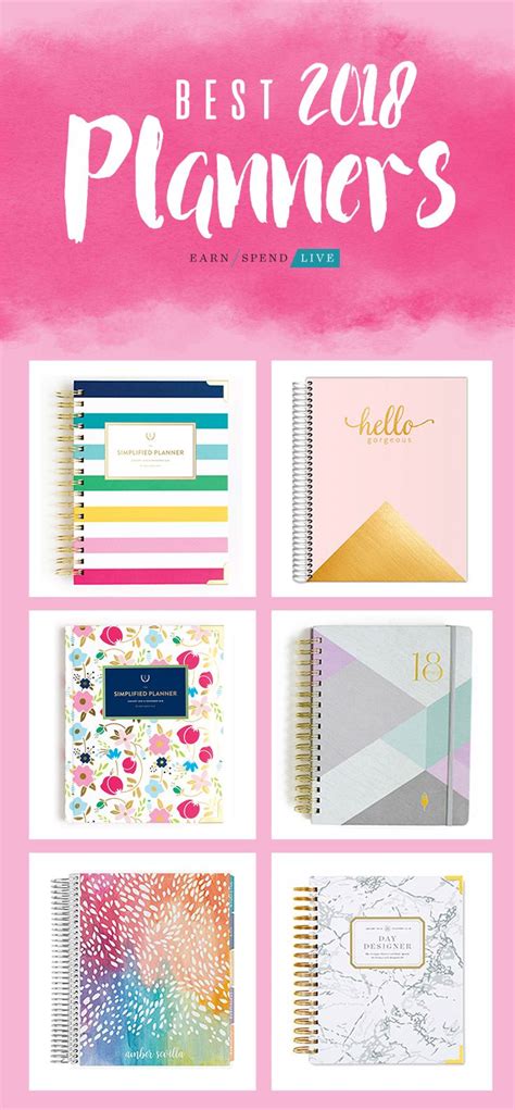 Best Planners for Productivity and Organization | 2018 planner, Planner ...