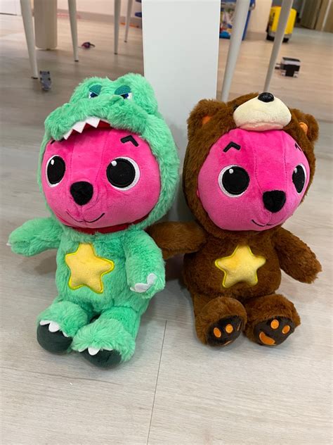 Pinkfong plushies / soft toys, Hobbies & Toys, Toys & Games on Carousell