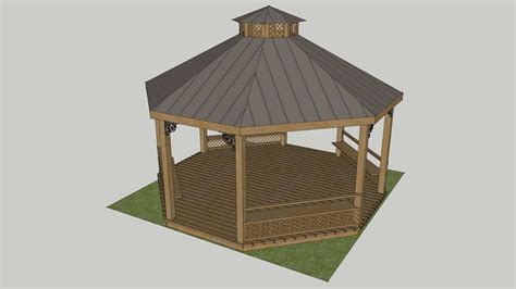 18' Gazebo | 3D Warehouse