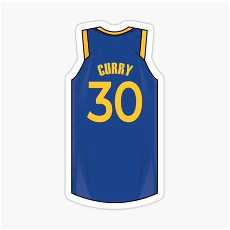 "Steph Curry Jersey" Sticker for Sale by WalkDesigns | Redbubble