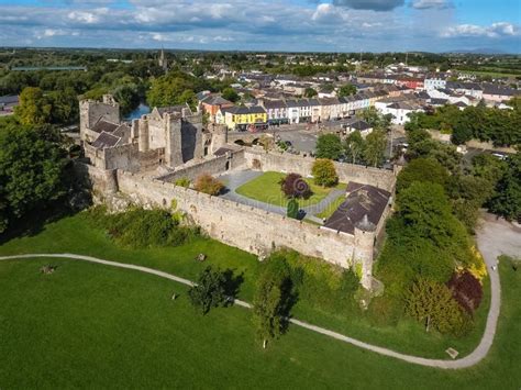 Aerial View. Cahir Castle. County Tipperary. Ireland Stock Image ...