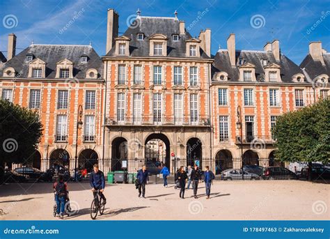 Typical Building at Place Des Vosges Known As Place Royale - Oldest ...