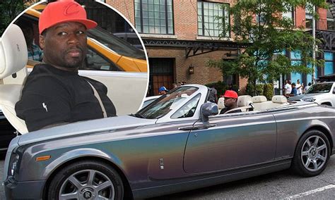 50 Cent cruises around NYC in custom Rolls-Royce | Daily Mail Online