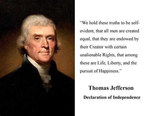 Thomas Jefferson Declaration of Independence Quote 11 x 14 Photo ...