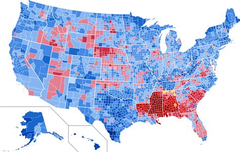 1964 Election Results Map