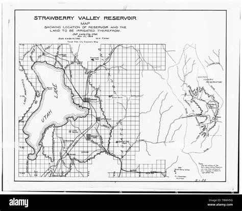 Map of payson utah Black and White Stock Photos & Images - Alamy