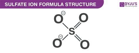 Sulfate Ion Formula - Chemical Formula, Structural Composition And ...