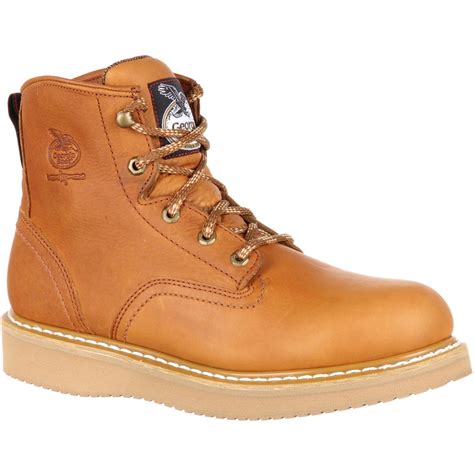 Georgia Boot: Men's 6" Steel Toe Work Boots - Style #G6342