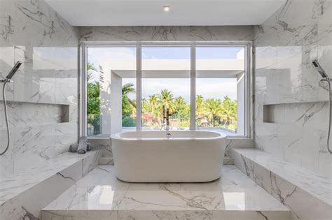 Marble Bathroom Tile Floor And Decorating | Viewfloor.co