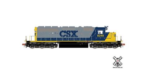 Rivet Counter HO Scale EMD SD40-2, CSX/YN2