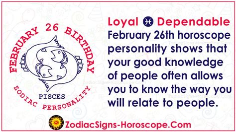 February 26 Zodiac – Full Horoscope Birthday Personality | ZSH