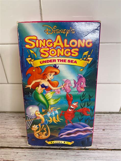 Vintage disney sing along songs VHS under the sea Ariel | Etsy in 2021 ...