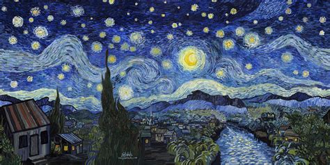 Captivating Starry Night Painting by Van Gogh