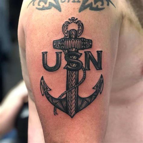 Top 51+ Best Navy Anchor Tattoo Ideas - [2021 Inspiration Guide]