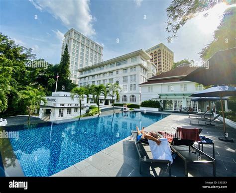 Pool side Majestic Hotel Kuala Lumpur Malaysia Stock Photo - Alamy