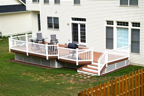 Deck colors for white house | Deck design and Ideas