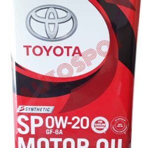 TOYOTA MOTOR OIL 0W-20 4L - AUTOSPOT