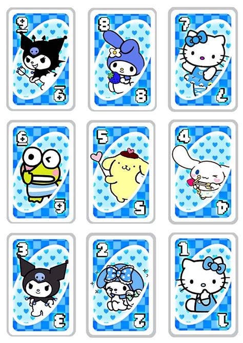 Hello Kitty uno playing card part 6 | Приглашения hello kitty ...