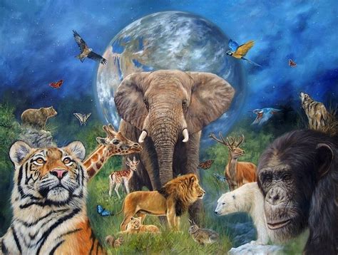 Planet Earth Painting by David Stribbling