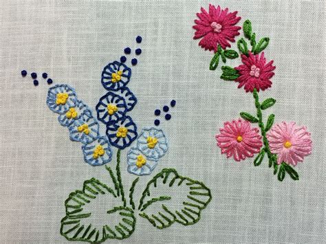 MooshieStitch: Lazy Daisy Stitch Flowers