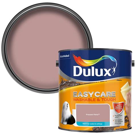 Dulux Easycare Washable & Tough Pressed Petal Matt Paint 2.5L | Wilko