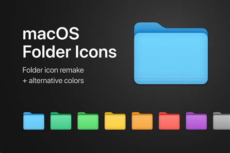 macOS Folder Icons | Figma