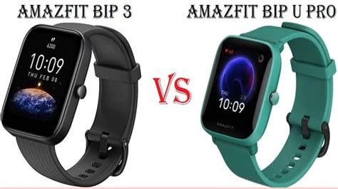 Amazfit Bip 3 VS Amazfit Bip U Pro SmartWatch Comparison - YouTube