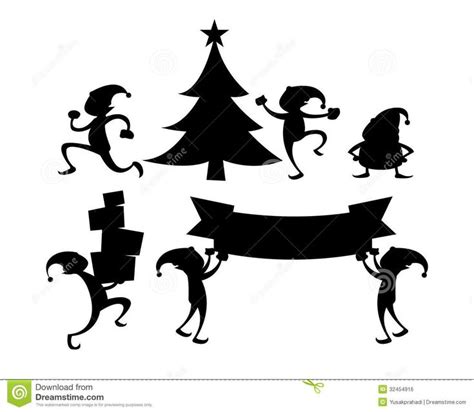 ‪elf silhouette‬‏ - بحث Google‏ | Silhouette christmas, Christmas elf ...