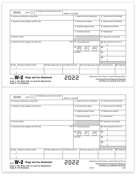 2023 Employee W2 Form - Printable Forms Free Online