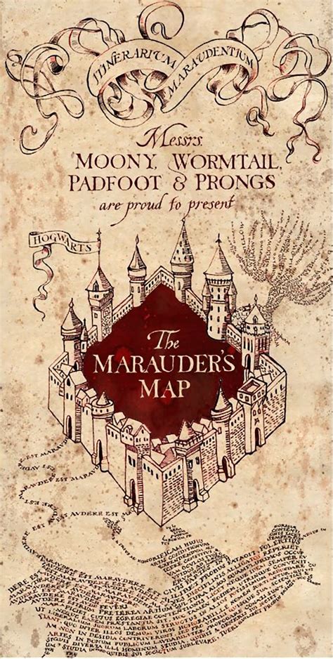 Marauders Map Free Printable