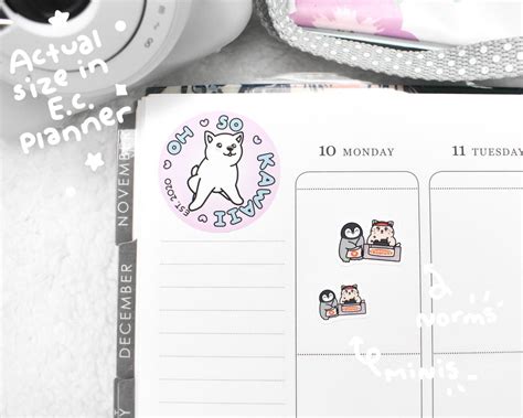 Kawaii Animal Planner Stickers Fast Food Planner Sticker | Etsy