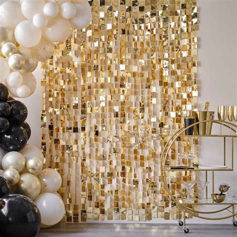 Champagne Gold Sequin Hanging Backdrop Decoration Gold - Etsy UK