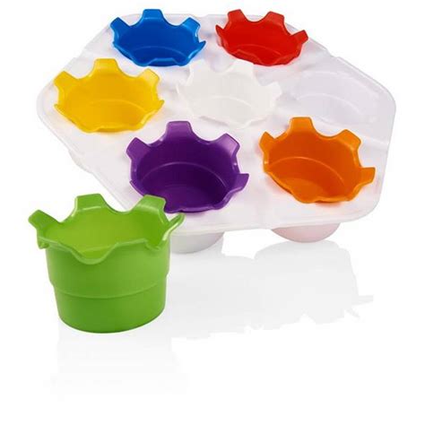 Paint Pots With Tray Set of 6 – ABC School Supplies