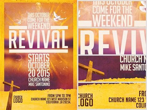 Church Revival Flyer Template - FlyerHeroes