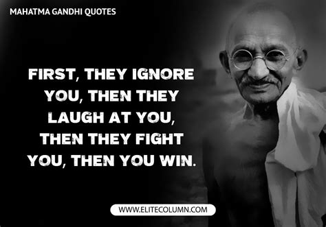 12 Mahatma Gandhi Quotes To Inspire You To Do More | EliteColumn