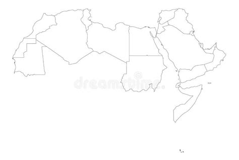 Outline Map Of The Arab World – The World Map