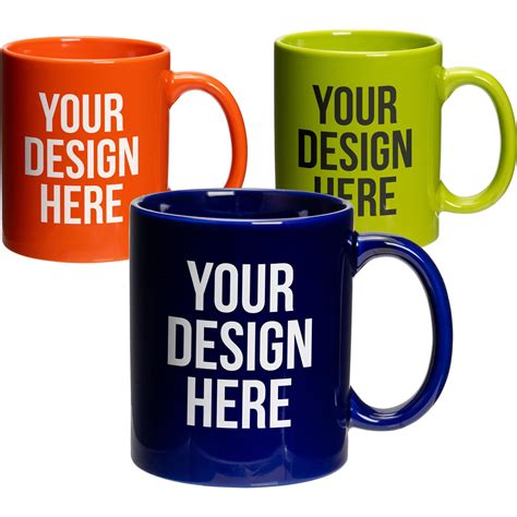 CLICK HERE to Order 11 Oz., Colors Traditional Ceramic Coffee Mugs ...