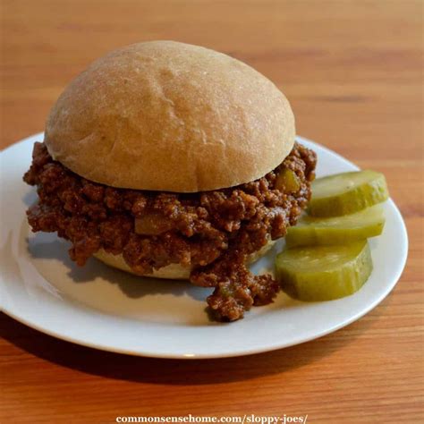 Easy Homemade Sloppy Joes (Plus Homemade Buns!)